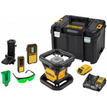 DeWALT DCE079D1G-QW 18.0 V,1x akku 2.0 Ah, XR, Zöldsugarú önbeálló vonallézer csomag,